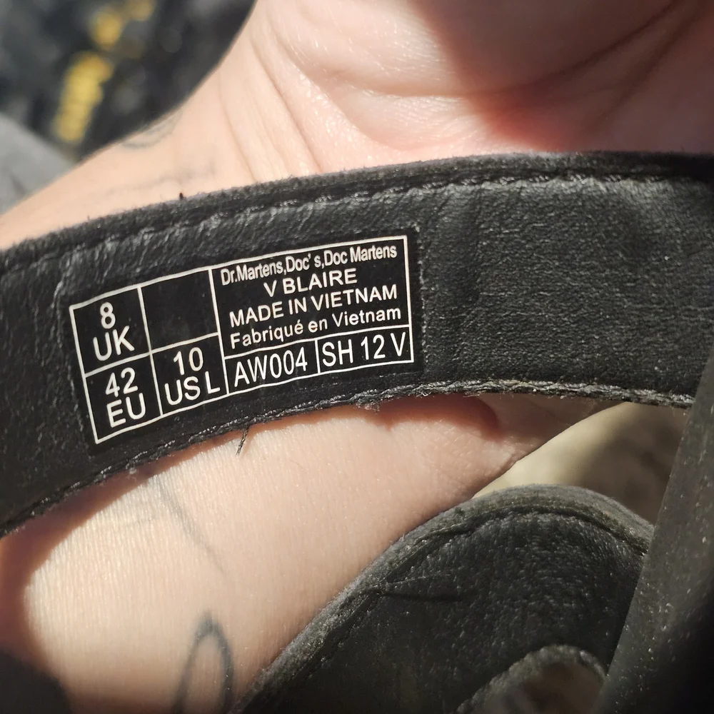 Dr. Martens Blaire Leather Platform Sandals - Picture 6 of 6
